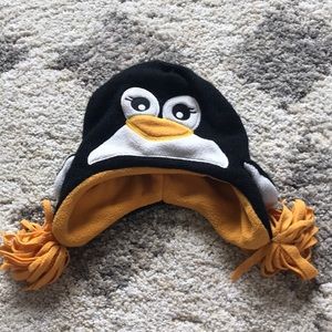 Penguin Snow Hat Small to Medium for Boy or Girl